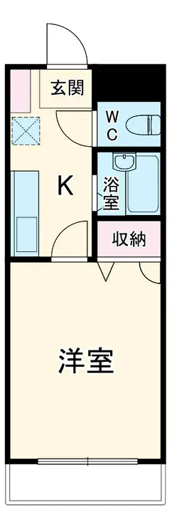 サンライズ・新城 1階階 間取り
