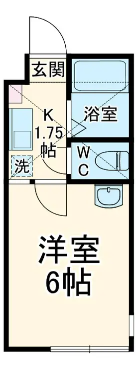 ロッシェル橋本31号棟 1階階 間取り