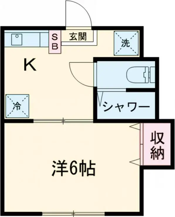 魚地マンション 3階階 間取り
