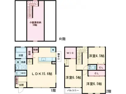 FORENA COURT高宮(3SLDK/1階)の間取り写真