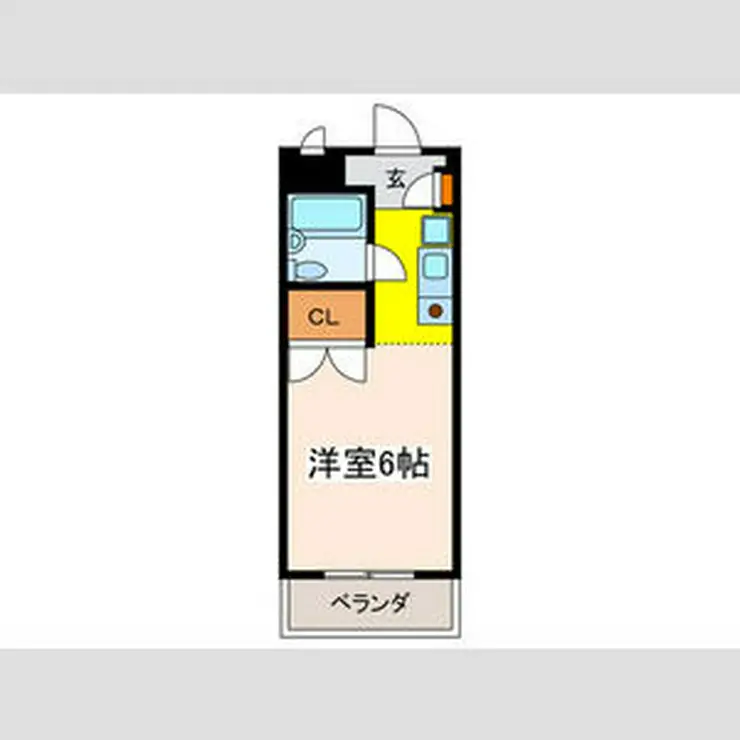 KCフラッツ 3階階 間取り