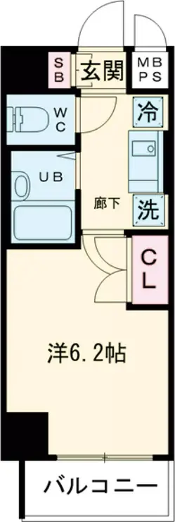 メインステージ目黒南 4階階 間取り