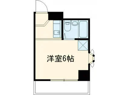 NSコート(ワンルーム/2階)の間取り写真