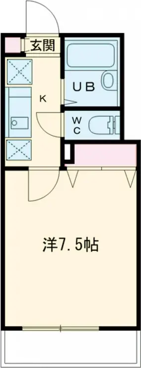 プラウディア 1階階 間取り