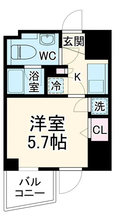 ライブコート草加 11階階 間取り
