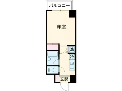 URBAN LINK蒲田(1K/4階)の間取り写真