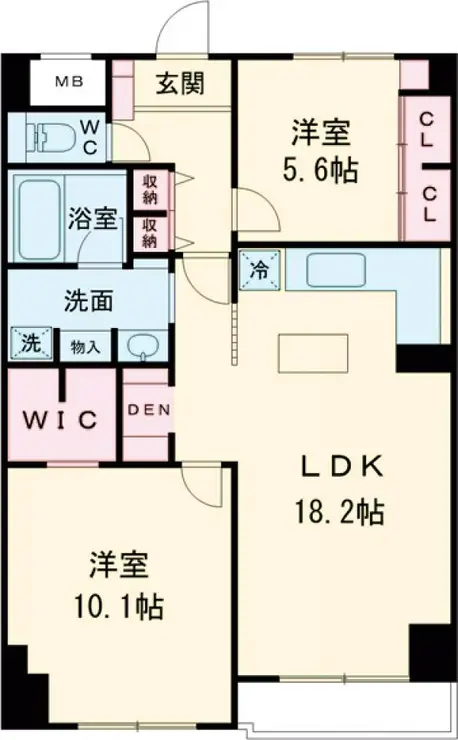レジディア目白 5階階 間取り