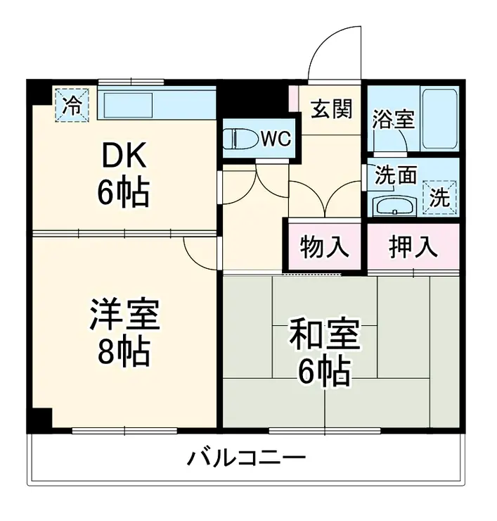 チェリーブロッサム 4階階 間取り