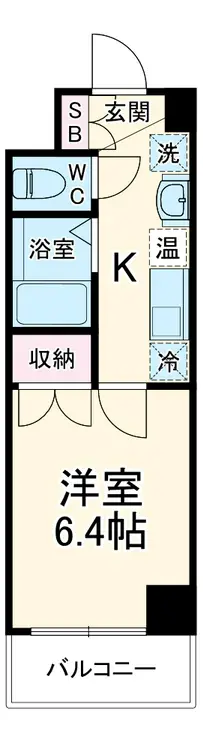 スパシエフィールドS新都心 5階階 間取り