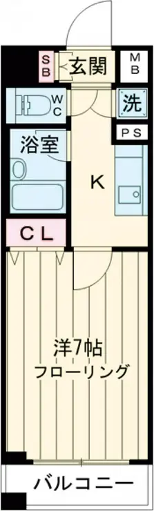 パレステュディオ池袋駅前 13階階 間取り