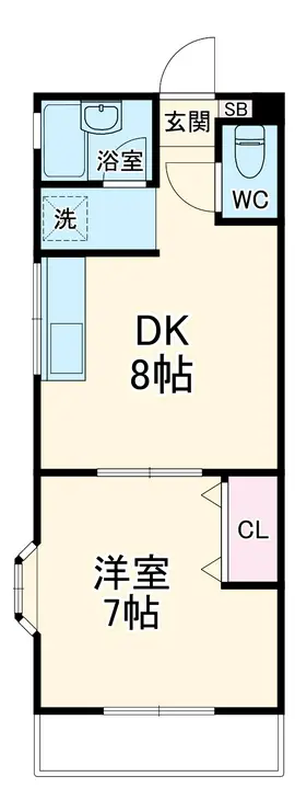 リバーサイドコート 2階階 間取り