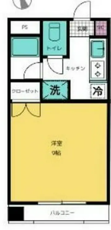 ベルメゾン松波 5階階 間取り