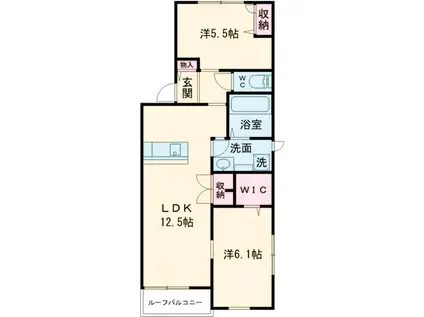 シリンケディ(2LDK/2階)の間取り写真