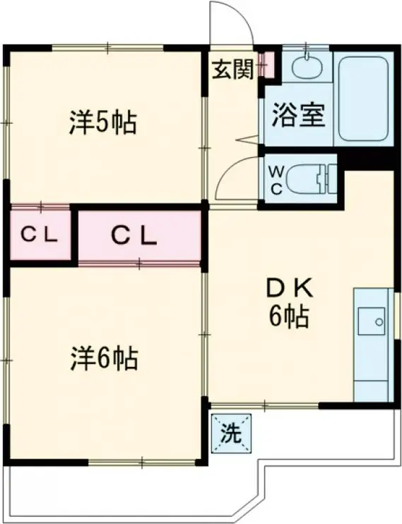 シルバー玉川 3階階 間取り
