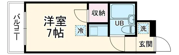 メゾン・ド・プレーヌ 4階階 間取り