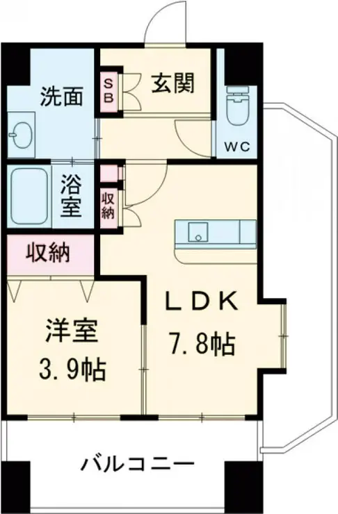 HF西新宿レジデンスWEST 6階階 間取り