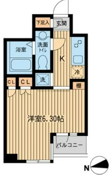 KDXレジデンス東新宿 10階階 間取り