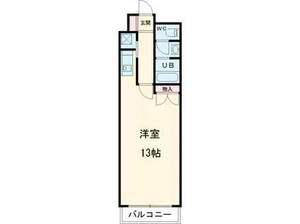 グランドパレスNS5(1K/5階)の間取り写真