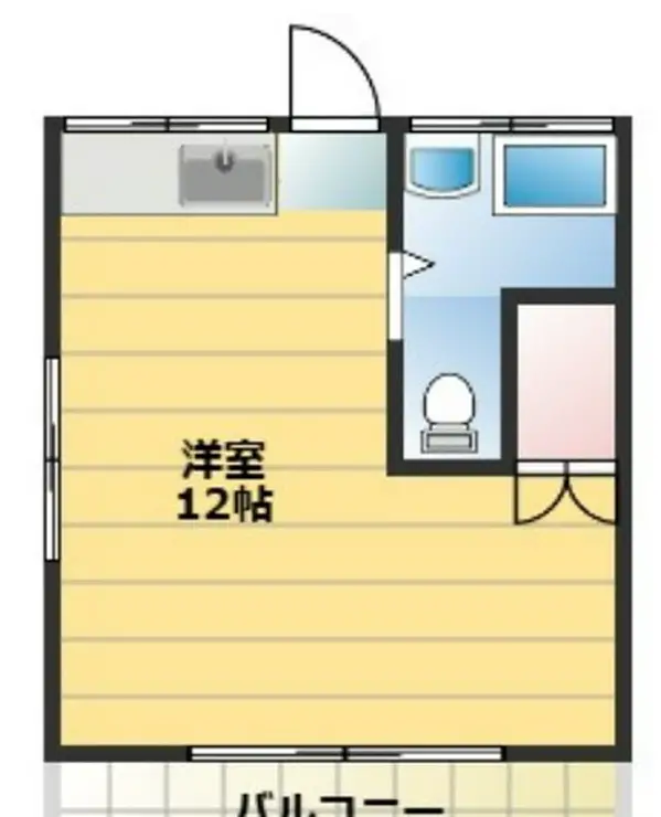 さくらコーポ 2階階 間取り