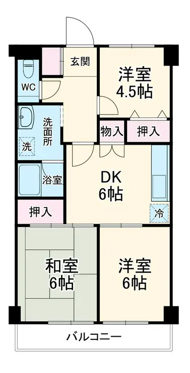 ラベニール鹿島 4階階 間取り