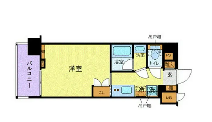 ZOOM品川南 5階階 間取り