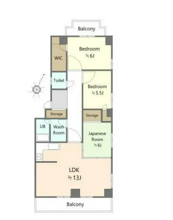モスマンテラス 3階階 間取り