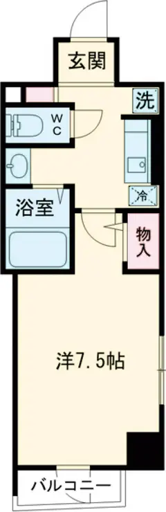 ジーヒルズ中町 9階階 間取り