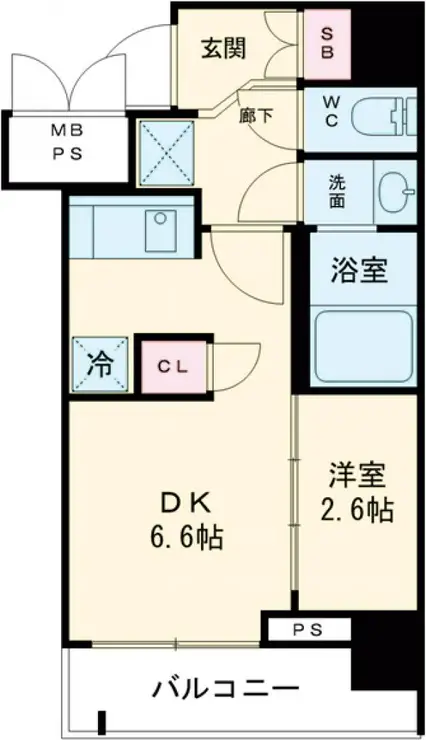 ハーモニーレジデンス山手大塚ザ・ガーデン 9階階 間取り