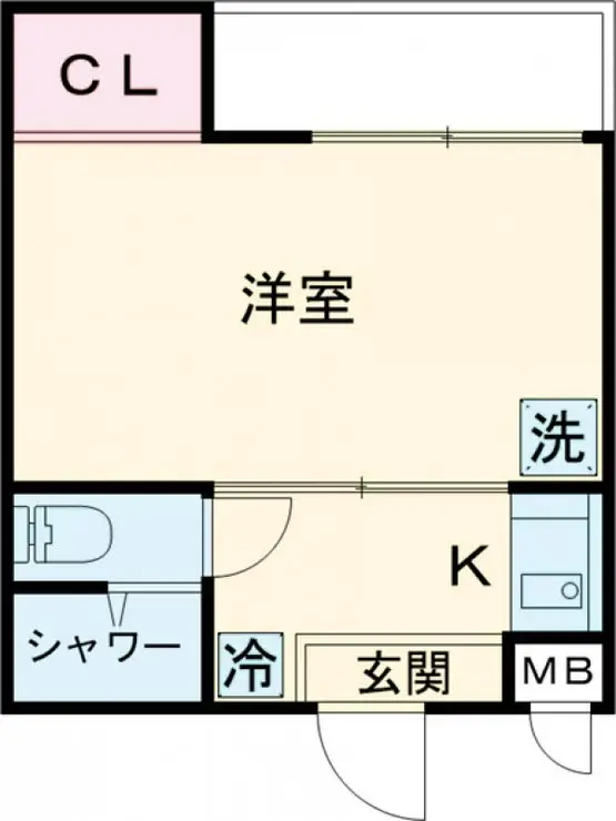 フラット上板橋 3階階 間取り