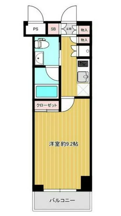 ライジングプレイス石川町 5階階 間取り