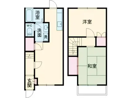 ラ・ルーチェ小美玉(2LDK/1階)の間取り写真