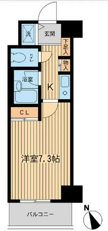 ベジフル北新宿弐番館 6階階 間取り