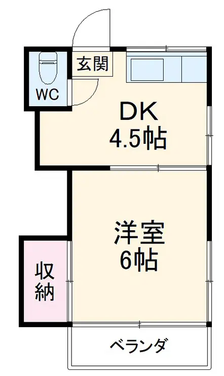 さつき荘 2階階 間取り