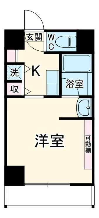 マジェスティービル 5階階 間取り