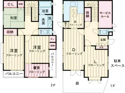 アネスタＫ(3SLDK)の間取り写真