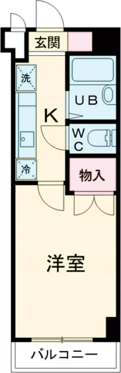 スカイコート田園調布 3階階 間取り