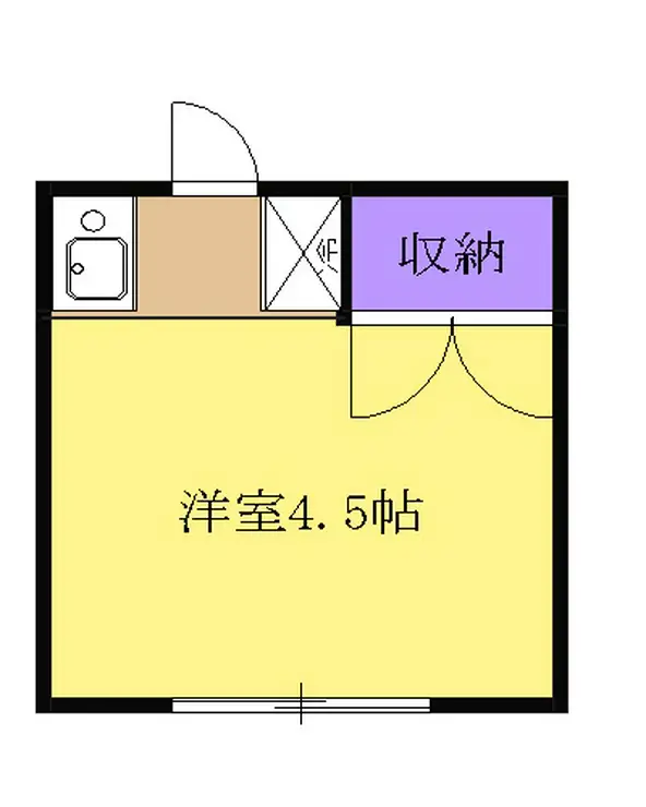 コーポミミ 3階階 間取り