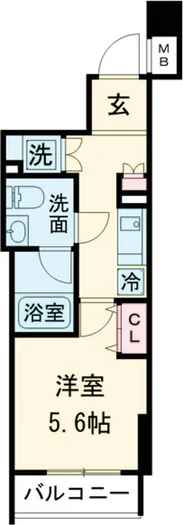 AXAS小竹向原 3階階 間取り