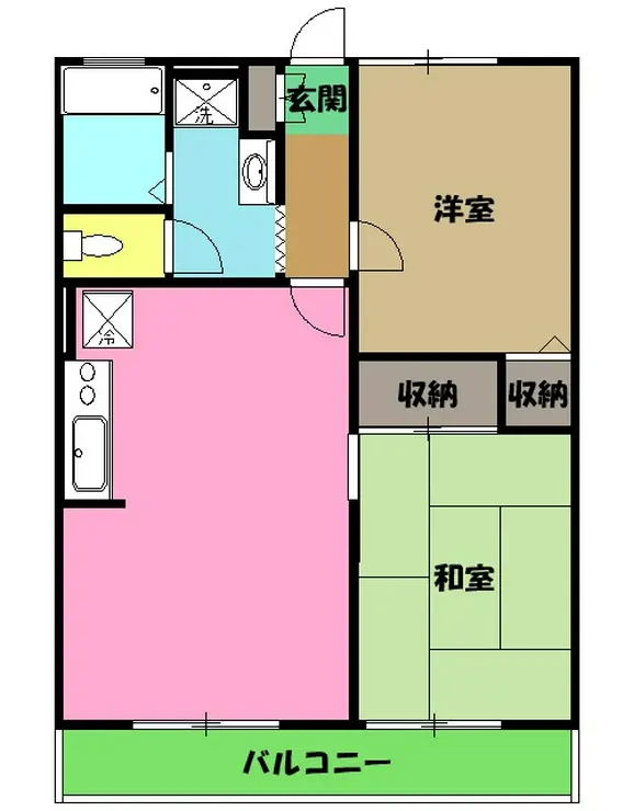 サンジュネスゆう 1階階 間取り