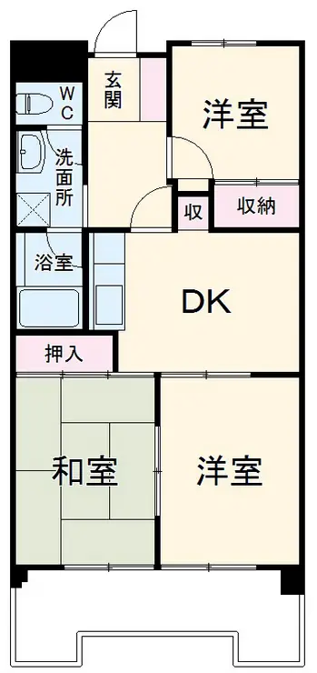 サンフィルトン 3階階 間取り