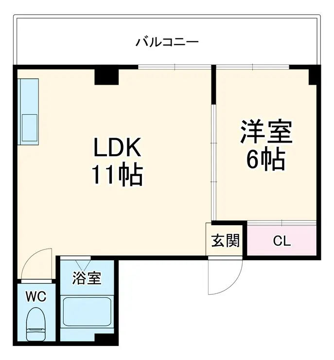 リバーサイド小柳 2階階 間取り