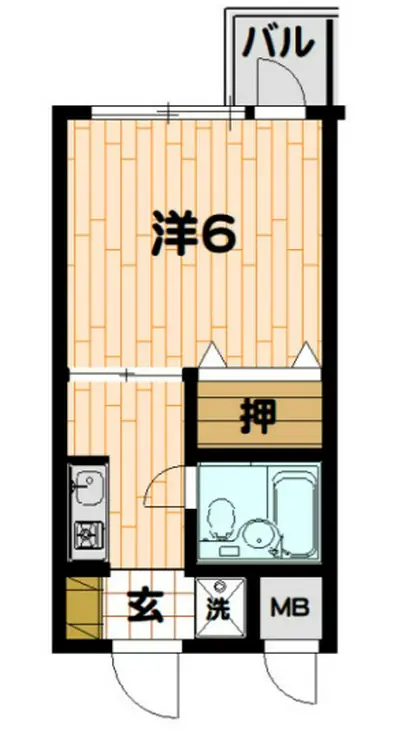 アルファライフ 4階階 間取り