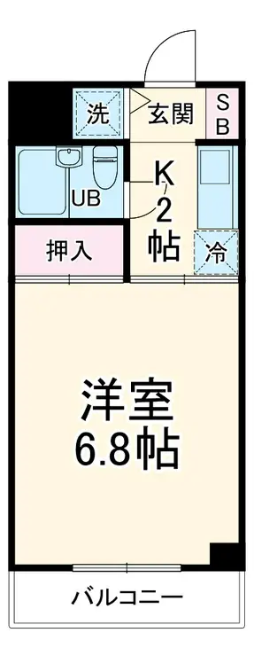ローエングリーンハイツ 4階階 間取り