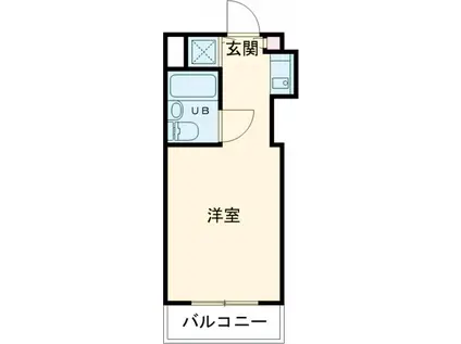 TOP・成増第3(1K/2階)の間取り写真