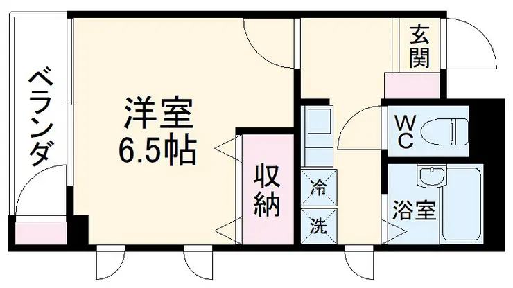 エストレア大倉山 1階階 間取り