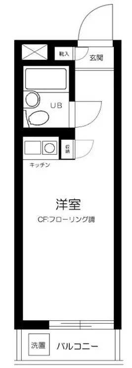 ハイシティ高田馬場 1階階 間取り