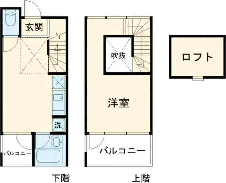 ラグゼナ東高円寺 3階階 間取り