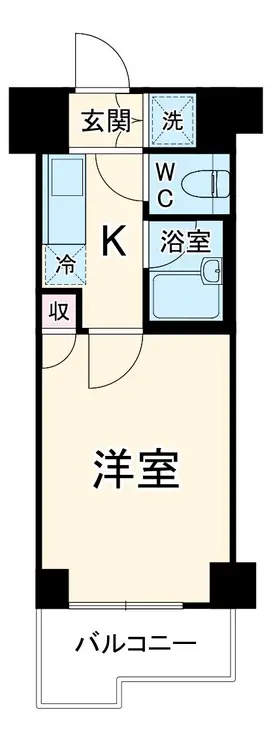 ルーブル溝の口参番館 4階階 間取り