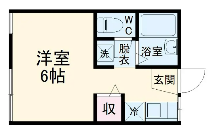 レジデンスAHK 2階階 間取り