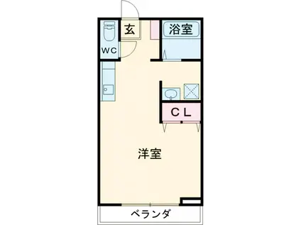 ナシャードアパート(ワンルーム/2階)の間取り写真